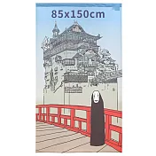 日本日式長門簾85x150cm無臉男油屋No.98069神隱少女(直條紋針織感)布簾隔簾溫泉暖簾-吉卜力宮崎駿千と千尋の神隠し