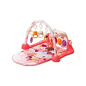 【澳貝auby統合玩具】萌貓樂園健身架-薄霧玫瑰《461117A》