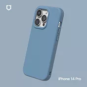 犀牛盾 iPhone 14 Pro (6.1吋) SolidSuit 經典防摔背蓋手機保護殼 - 海潮藍