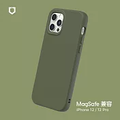 犀牛盾 iPhone 12 / 12 Pro (6.1吋) SolidSuit (MagSafe 相容) 防摔背蓋手機保護殼- 海藻綠