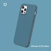 犀牛盾 iPhone 12 Pro Max (6.7吋) SolidSuit 經典防摔背蓋手機保護殼- 深海藍