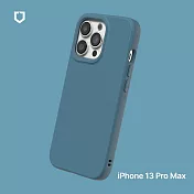 犀牛盾 iPhone 13 Pro Max (6.7吋) SolidSuit 經典防摔背蓋手機保護殼- 深海藍