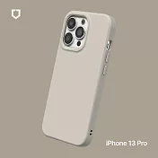 犀牛盾 iPhone 13 Pro (6.1吋) SolidSuit 經典防摔背蓋手機保護殼- 貝殼灰