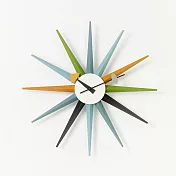 Vitra Sunburst Clock 豔陽綻放掛鐘 (彩色)