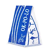 【OKPOLO】台灣製造運動風運動毛巾2入組(加長設計) 粉色