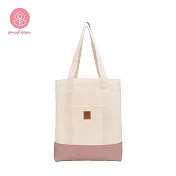 【Mukasa】簡約帆布提袋 - 燕麥色 - MUK-23554
