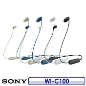 SONY WI-C100 藍牙頸掛式耳機 藍色