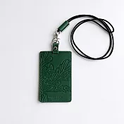 蕨簡真皮卡套2.0 / 頸繩款 - 亞洲猴腦鹿角蕨