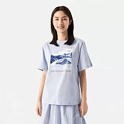 The North Face W S/S PLACE WE LOVE TEE? - AP 女短袖上衣-藍-NF0A86Q6I0E XL 藍色