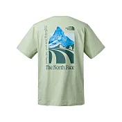 The North Face M S/S PLACES WE LOVE TEE - AP 男背後印花LOGO短袖T恤-綠-NF0A86MHI0G M 綠色