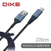 *買一送一*DIKE 超超強韌耐磨快充線Micro USB DLM322BU*2