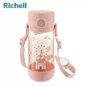 【Richell 利其爾】AX系列 幻夢 450ml 直飲水杯 - 三款任選 城堡