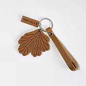 蕨簡真皮吊飾 - 鐵線蕨