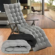 G+居家 加厚Q彈 透氣坐墊(躺椅可用) 灰色