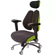 GXG 雙背DUO KING 工學椅(鋁腳/4D弧面摺疊手) TW-3006 LUA1D