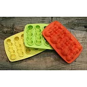 【Q-Max】毛毛蟲造型製冰盒-橘色 橘