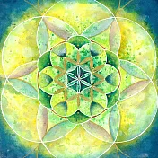 【玲廊滿藝】Ashley TU-生命之花16-25.2x25.2cm