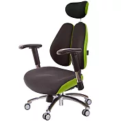 GXG 雙背DUO KING 工學椅(鋁腳/2D滑面金屬手) TW-3006 LUA6