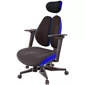 GXG 雙背DUO KING 工學椅(電競腳/3D手遊休閒扶手) TW-3006 KGA9M
