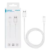 HONOR榮耀 原廠AP51 USB-A to Type-C 3A 快速充電線 - 1M (盒裝) 白色