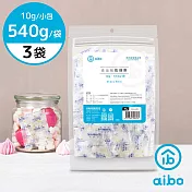 aibo 臺灣製 10公克 手作烘焙食品級玻璃紙乾燥劑(540g/袋) 3袋
