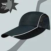 【OKPOLO】運動透氣健走帽(透氣舒適) 黑-長