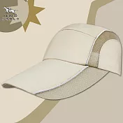 【OKPOLO】運動透氣健走帽(透氣舒適) 卡其-長