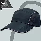 【OKPOLO】運動透氣健走帽(透氣舒適) 黑-短