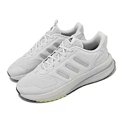 adidas 慢跑鞋 X Plrphase 男鞋 白 灰 緩震 運動鞋 環保材質 愛迪達 IG3055
