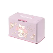 【Sanrio 三麗鷗】多功能口罩收納盒 凱蒂 衛生紙收納 收納盒 (約放50入) (20.5*10.5*13cm) 可愛美樂蒂