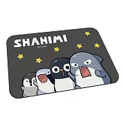 【Shahimi 胖鯊魚鯊西米】軟式珪藻土地墊 珪藻土 地墊 鯊魚 鯊西米 (60*40*0.5cm) 夜晚閃耀
