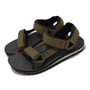 Teva 涼鞋 M Universal Trail 黑 橄欖綠 男鞋 黃金大底 休閒 涼拖鞋 戶外 1106786DOL 28cm BLACK/GREEN