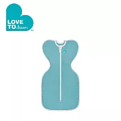 Love to dream 第一階段 (0歲~6個月) 蝶型包巾 環生纖基本款 - 天空藍M