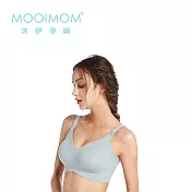 MOOIMOM 沐伊孕哺 高彈力經典無痕哺乳內衣 - 多款可選 - 灰藍L