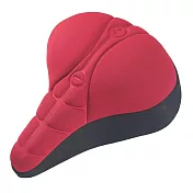 Selle Aero 升級版新型態輕量機能環保可充氣電動自行車用氣墊座墊 紅色