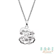 甜蜜約定2SWEET 星世界史奴比Snoopy純銀墜子  送白鋼項鍊