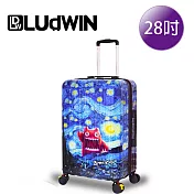 LUDWIN 路德威 德國設計款28吋行李箱(4款可選/不破箱新料材質) 28吋 星空之貓