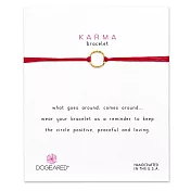 Dogeared Karma 閃亮圓滿圈手鍊 金墜紅線手鍊 附原廠盒