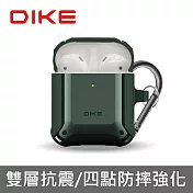 DIKE Air Pods防摔強化收納套附防丟環 綠色 DTE321GN