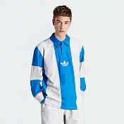 ADIDAS HACK RUGB TEE 男長袖上衣-白藍-IM4584 XL 白色