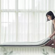 純粹眠｜輕鬆睏-雙面功能涼感乳膠隨身墊（單人）附防水無印隨身背袋