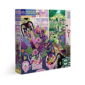 eeBoo 1000片拼圖 -  薰衣草廚房 ( Lavender Kitchen  1000 Piece Puzzle )