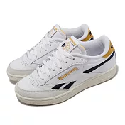 Reebok 休閒鞋 Club C Revenge 男鞋 白 深藍 麂皮 皮革 小白鞋 100033028