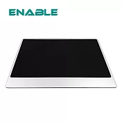 【ENABLE】極簡 鋁合金 超滑順滑鼠墊－加大版(靜音/防水/抗髒污/低摩擦)- 銀色