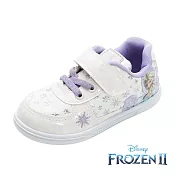 【Disney 迪士尼】冰雪奇緣 童鞋 休閒運動鞋 / FOKB37747 16 (JP)白紫色