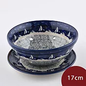 波蘭陶 乘風悠遊系列 瀝水籃 17cm 波蘭手工製