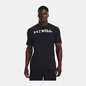 Under Armour 男 I WLL 短袖上衣-黑-1379023-001 2XL 黑色