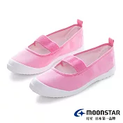 MOONSTAR 抗菌防滑兒童室內鞋 16 粉