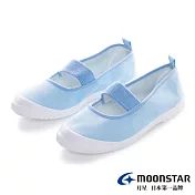 MOONSTAR 抗菌防滑兒童室內鞋 15 藍