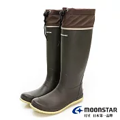 MOONSTAR 園藝長筒靴(女款/男款) JP22 女款 赤玉土